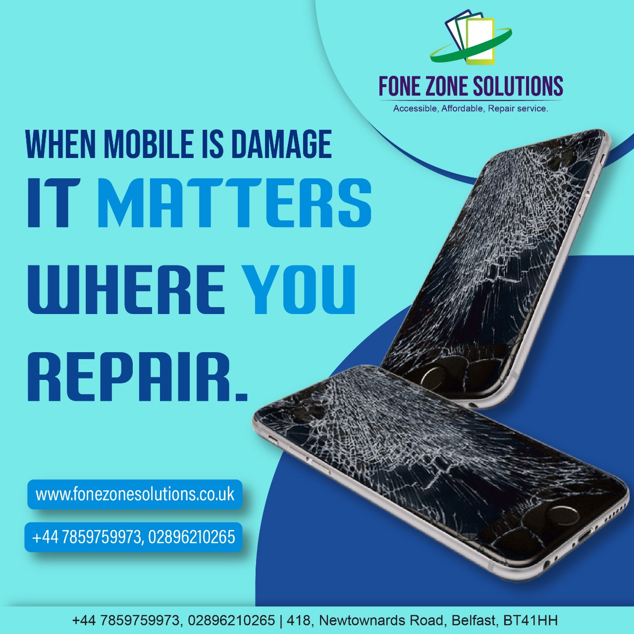 Nearest Phones, Laptop, Smartphone, Tablet & iPad Repair Shop Belfast